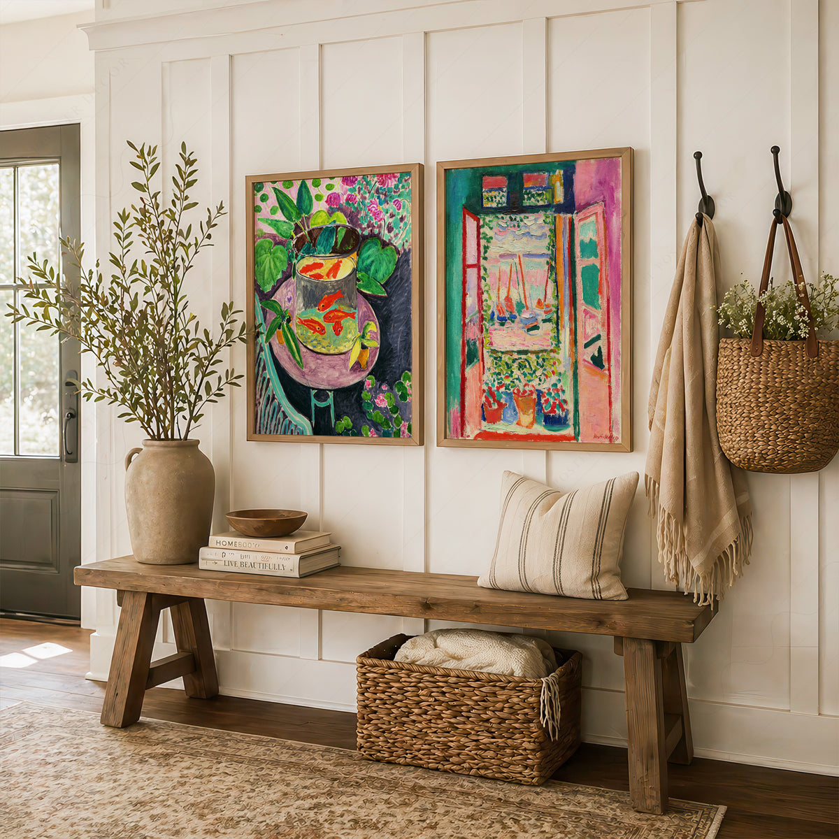 Henri Matisse Goldfish and Open Window Painting Pair – Set of 2 Art Prints — artwork preview 16