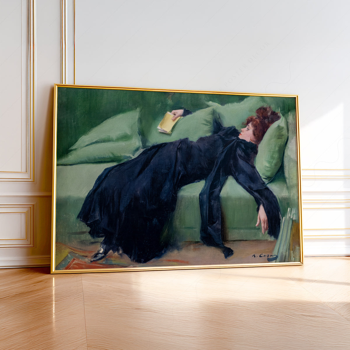 Ramon Casas Decadent Young Woman After the Dance Print – Belle Époque Art — artwork preview 1