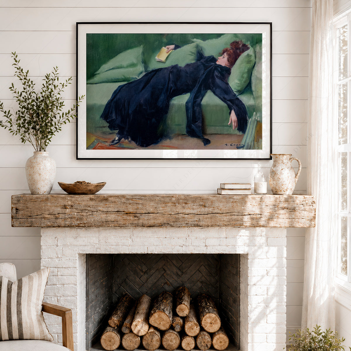 Ramon Casas Decadent Young Woman After the Dance Print – Belle Époque Art — artwork preview 18