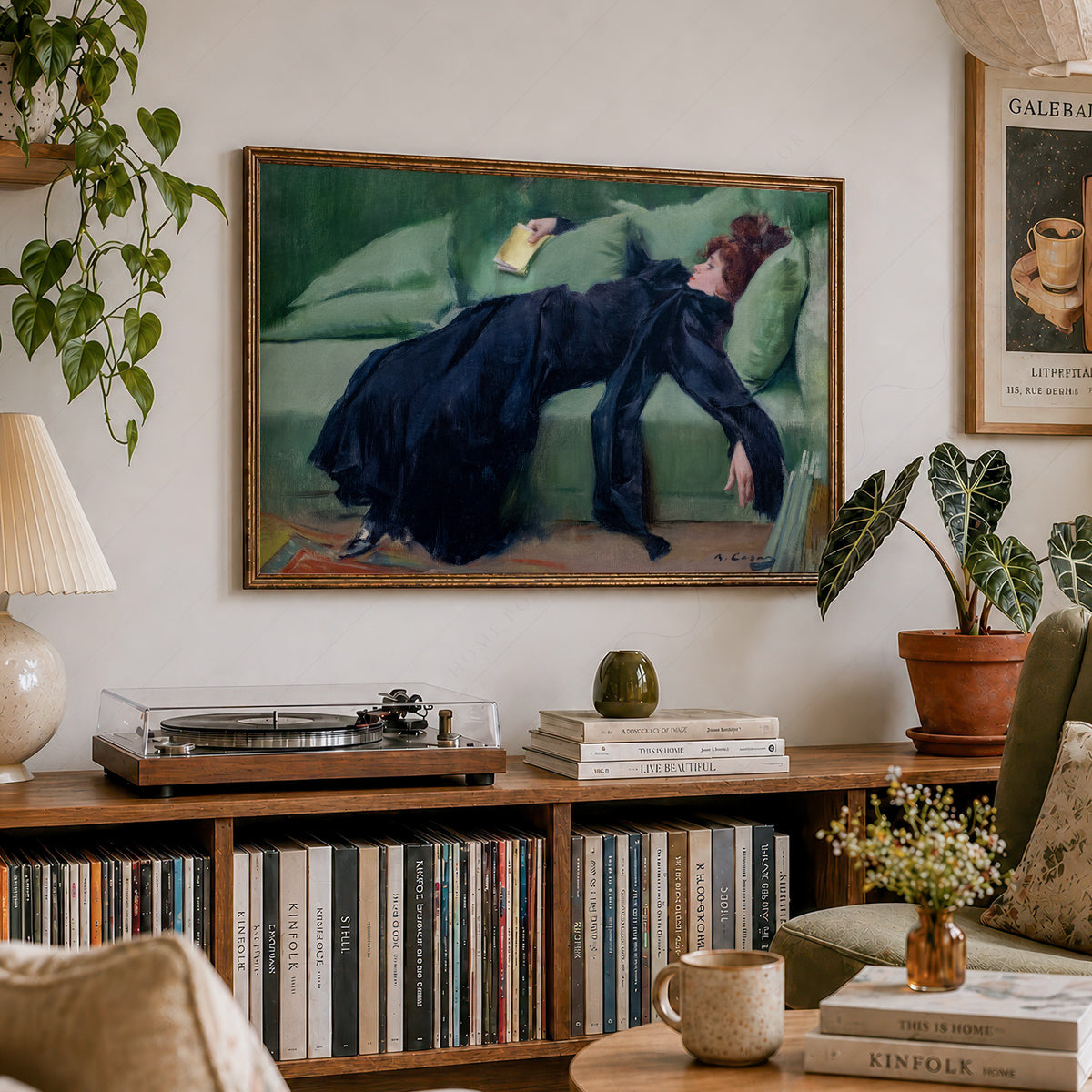 Ramon Casas Decadent Young Woman After the Dance Print – Belle Époque Art — artwork preview 19