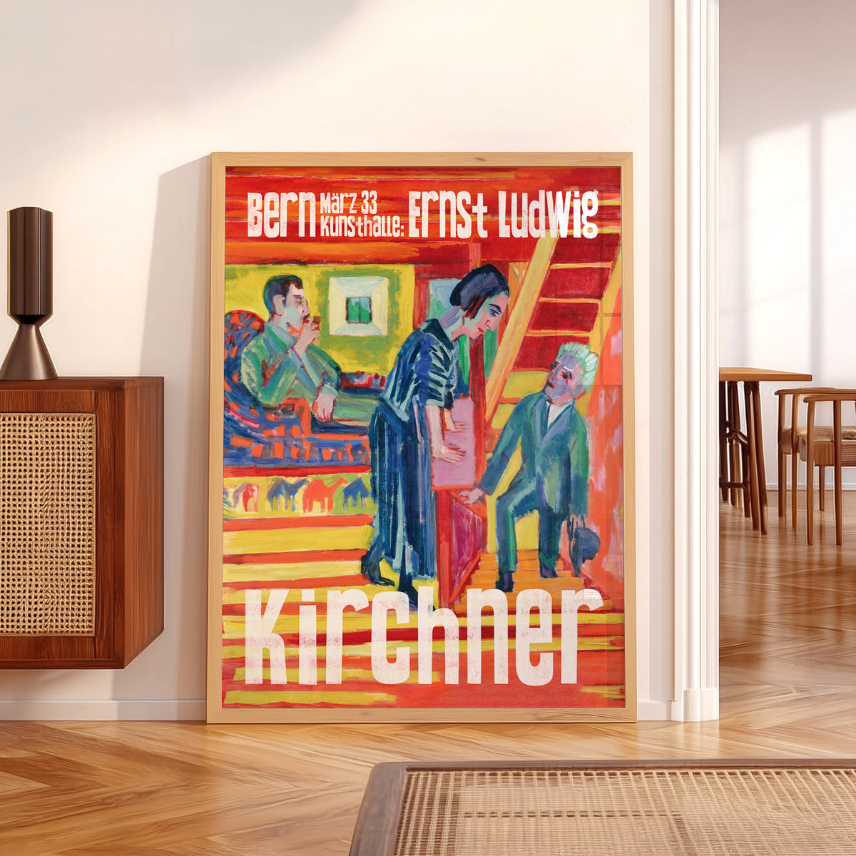 Ernst Ludwig Kirchner The Visit Exhibition Poster Art Print — artwork preview 5