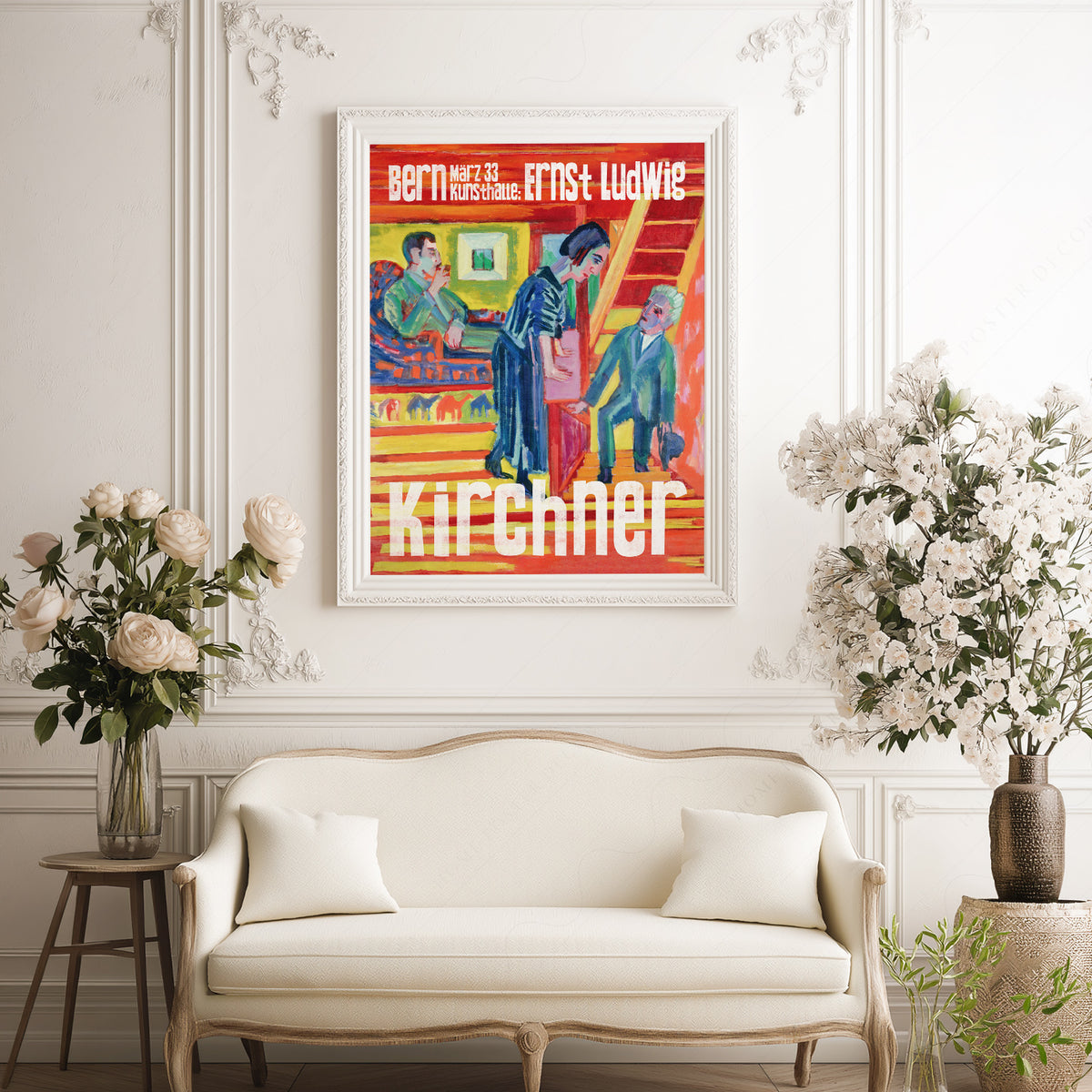Ernst Ludwig Kirchner The Visit Exhibition Poster Art Print — artwork preview 17