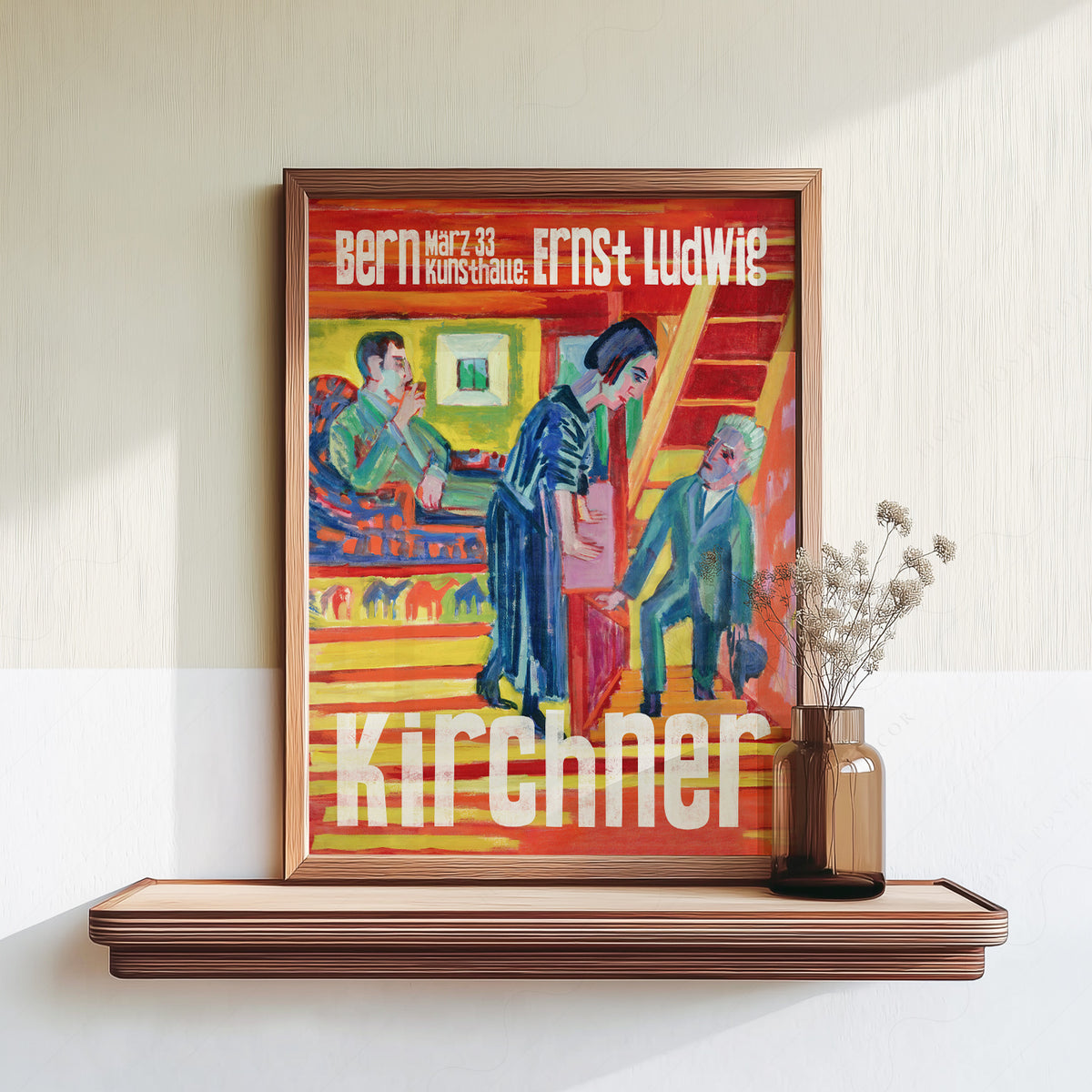 Ernst Ludwig Kirchner The Visit Exhibition Poster Art Print — artwork preview 18