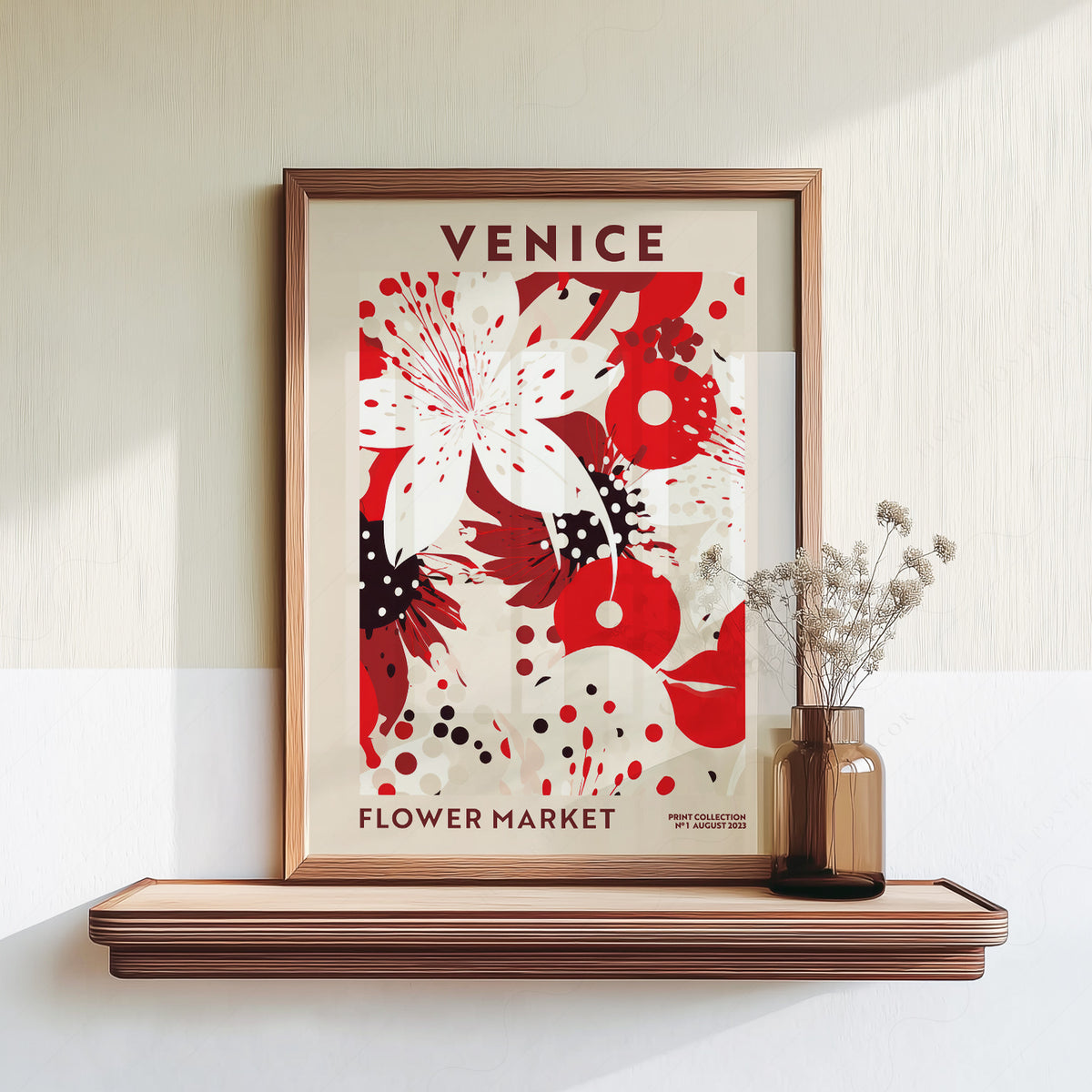 Venice Flower Market Art Print — artwork preview 18