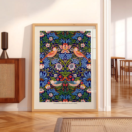 William Morris Strawberry Thief Art Print – Arts and Crafts Wall Decor — artwork preview 5