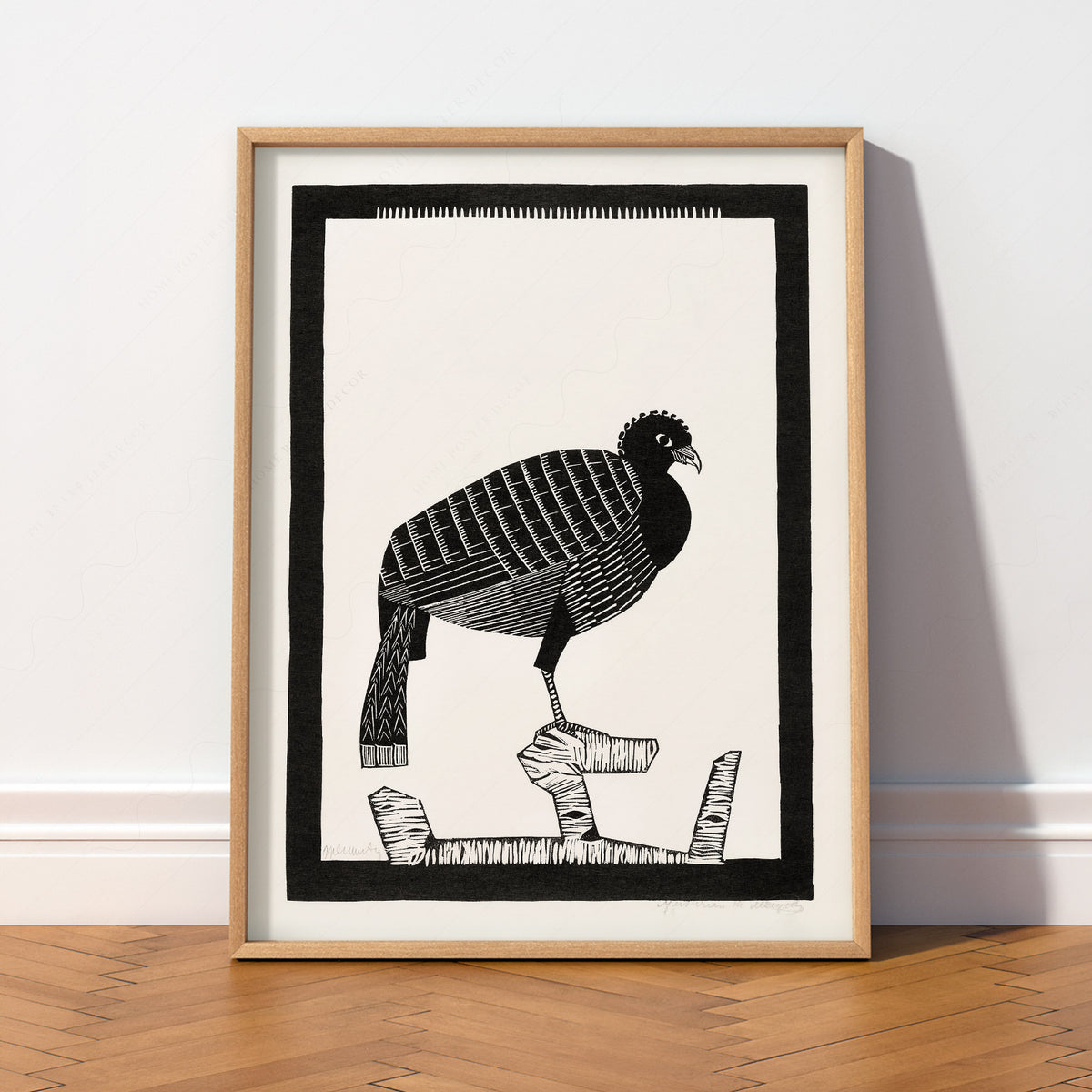 Samuel Jessurun de Mesquita Bird on a Branch Art Print — artwork preview 2