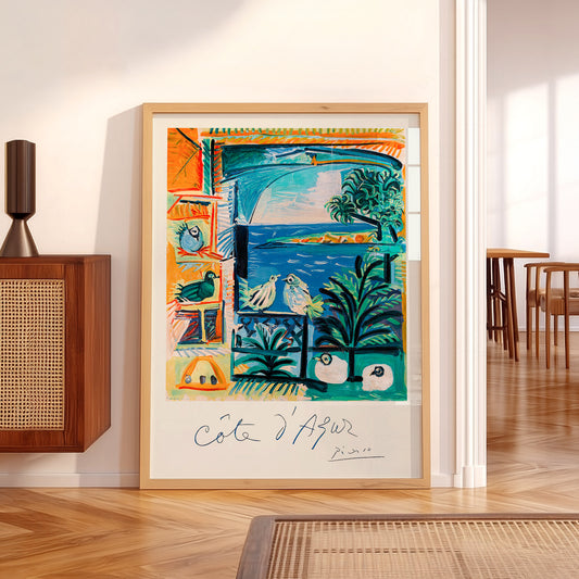 Pablo Picasso Côte d'Azur Art Print – French Riviera Wall Poster — artwork preview 5