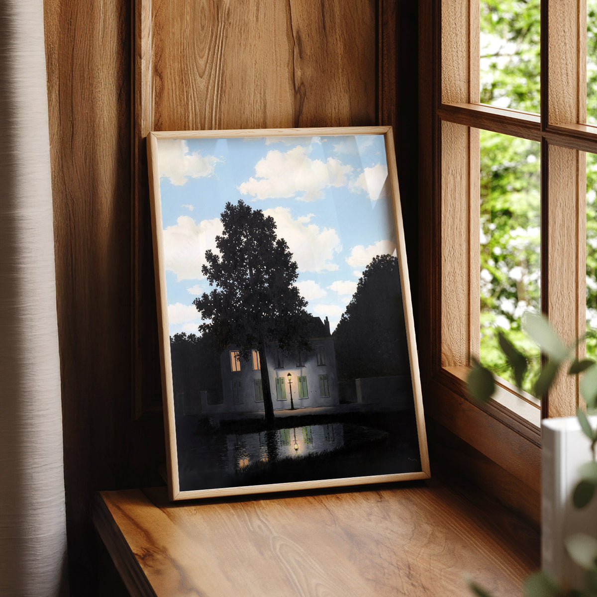 René Magritte Empire of Light Art Print – Surrealist Wall Art Poster — artwork preview 7