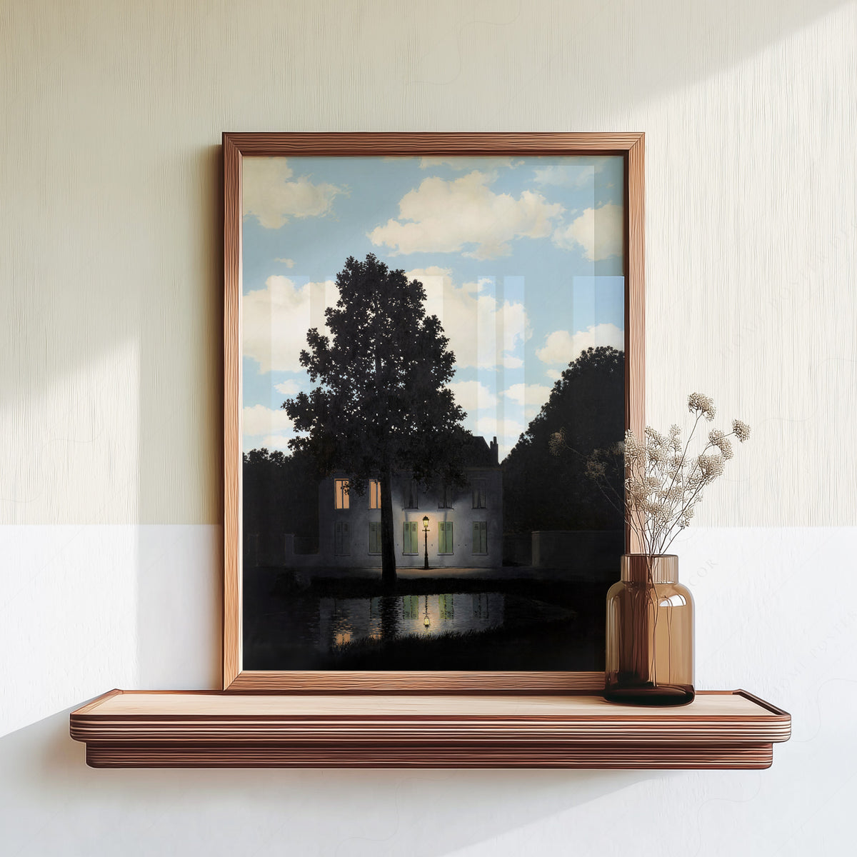 René Magritte Empire of Light Art Print – Surrealist Wall Art Poster — artwork preview 18