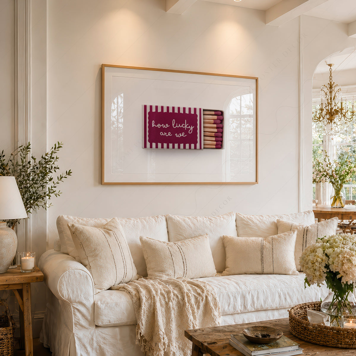 How Lucky Are We Matchbox Art Print — artwork preview 6