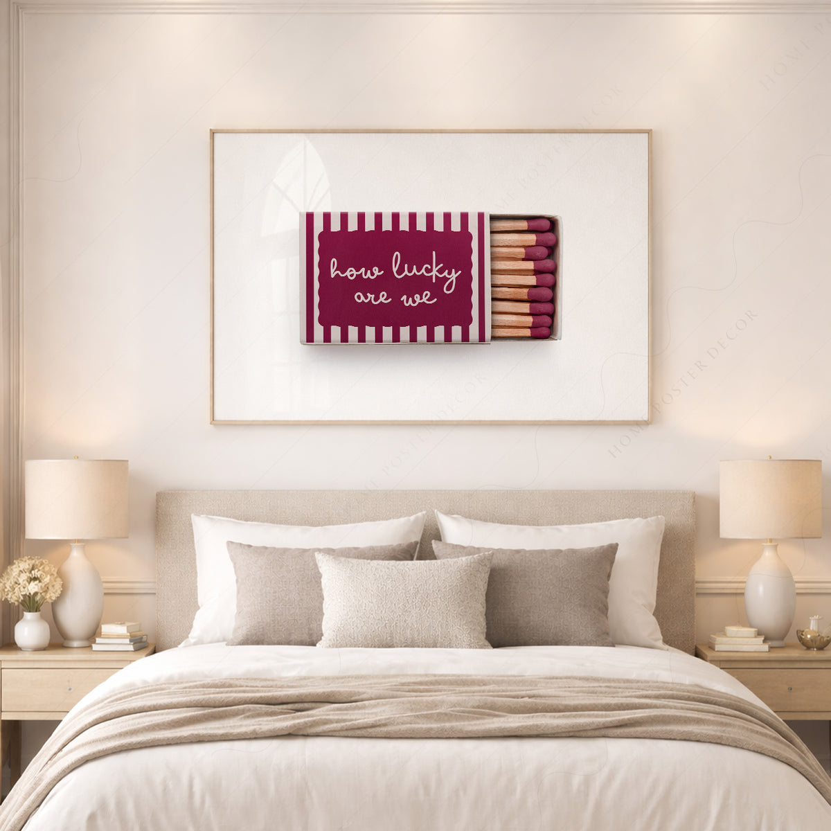 How Lucky Are We Matchbox Art Print — artwork preview 17