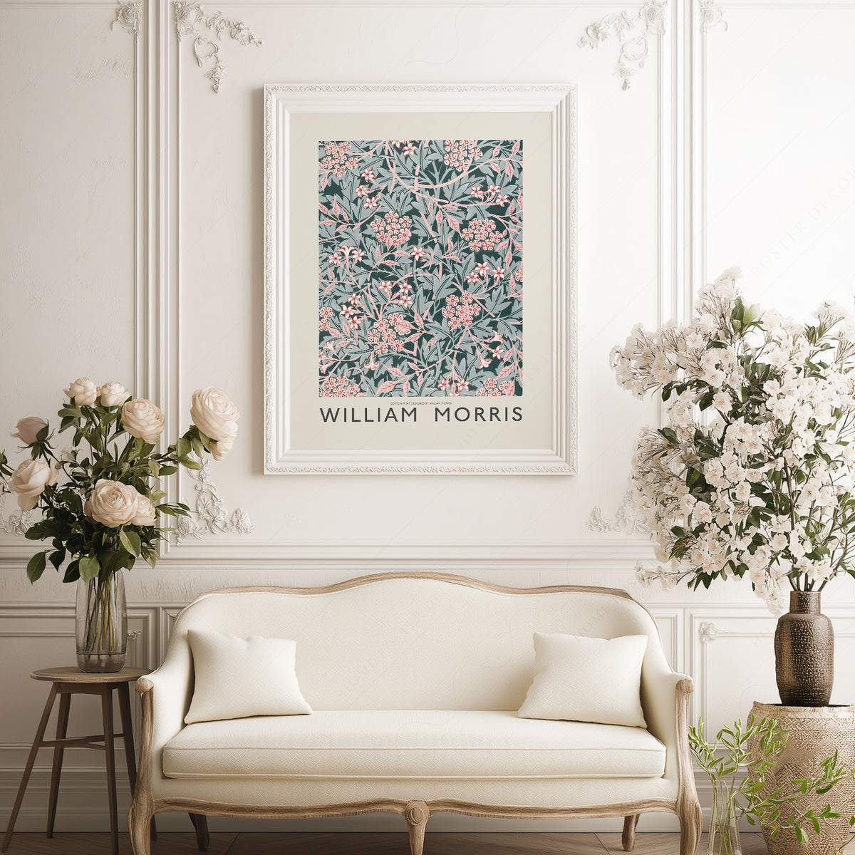 William Morris Jasmine Flower Art Print – Vintage Botanical Wall Decor — artwork preview 17