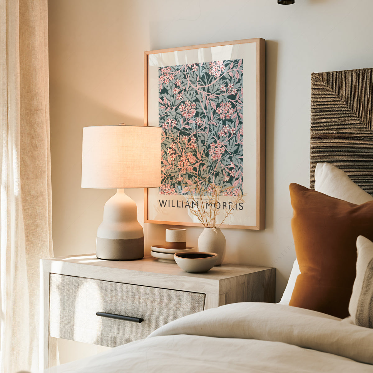 William Morris Jasmine Flower Art Print – Vintage Botanical Wall Decor — artwork preview 19