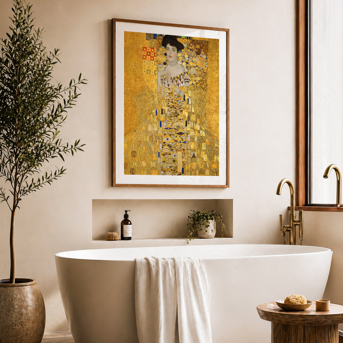 Gustav Klimt Portrait of Adele Bloch-Bauer Art Print — artwork preview 22