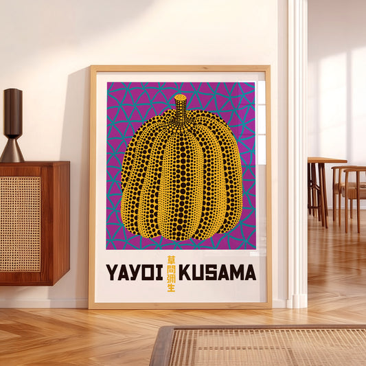 Yayoi Kusama Pumpkin Art Print – Contemporary Japanese Wall Art Poster — artwork preview 5