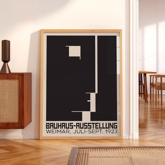 Bauhaus Ausstellung 1923 Exhibition Poster – Minimalist Geometric Wall Art — artwork preview 5