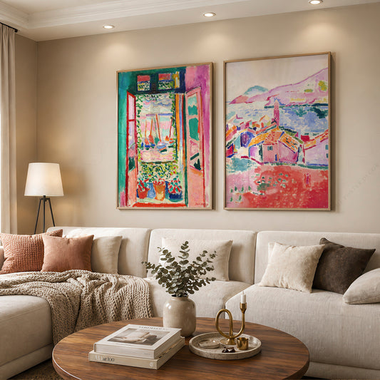 Henri Matisse Set of 2 Prints – The Open Window & View of Collioure — artwork preview 12