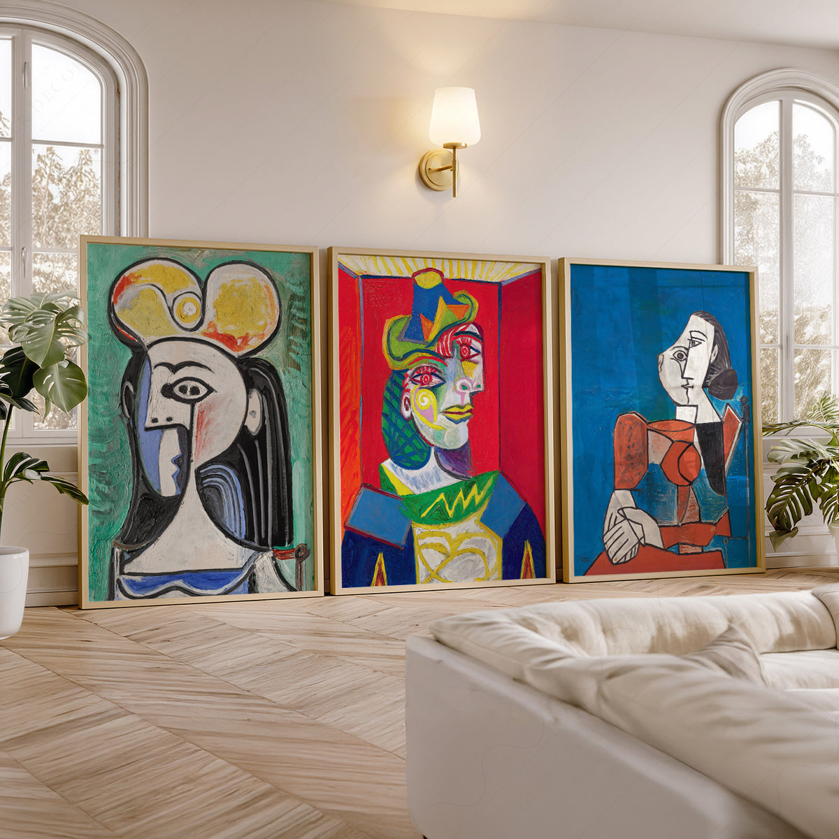 Pablo Picasso Colourful Modern Art Prints, Set of 3 – 02-02 — artwork preview 5