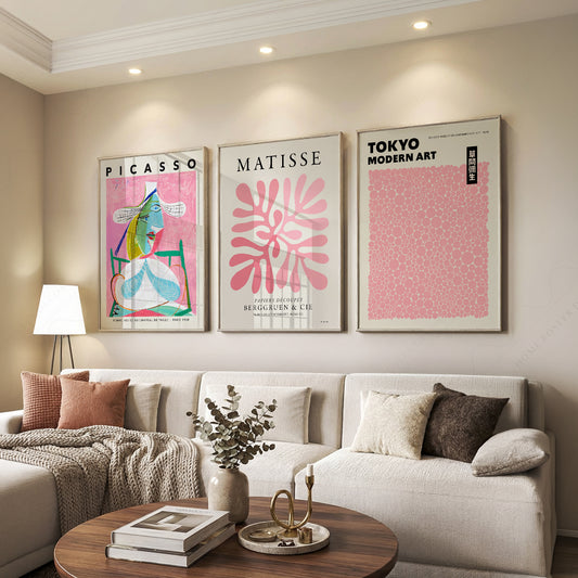 Matisse, Picasso and Tokyo Pink Gallery Prints, Set of 3 – 0-20 — artwork preview 7