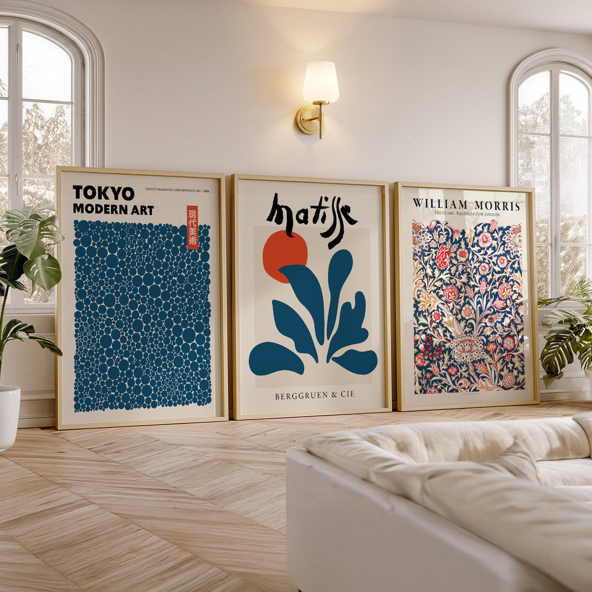 Tokyo, Matisse and Morris Gallery Wall Prints, Set of 3 – 0-23 — artwork preview 5