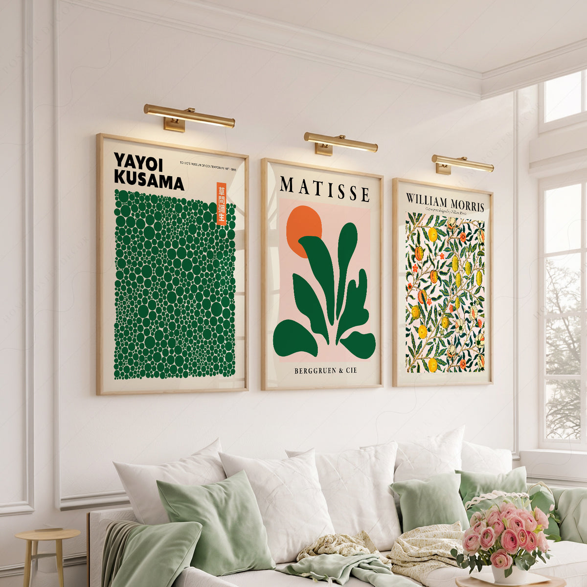 Yayoi Kusama, Henri Matisse and William Morris Botanical Prints, Set of 3 – 0-35 — artwork preview 6