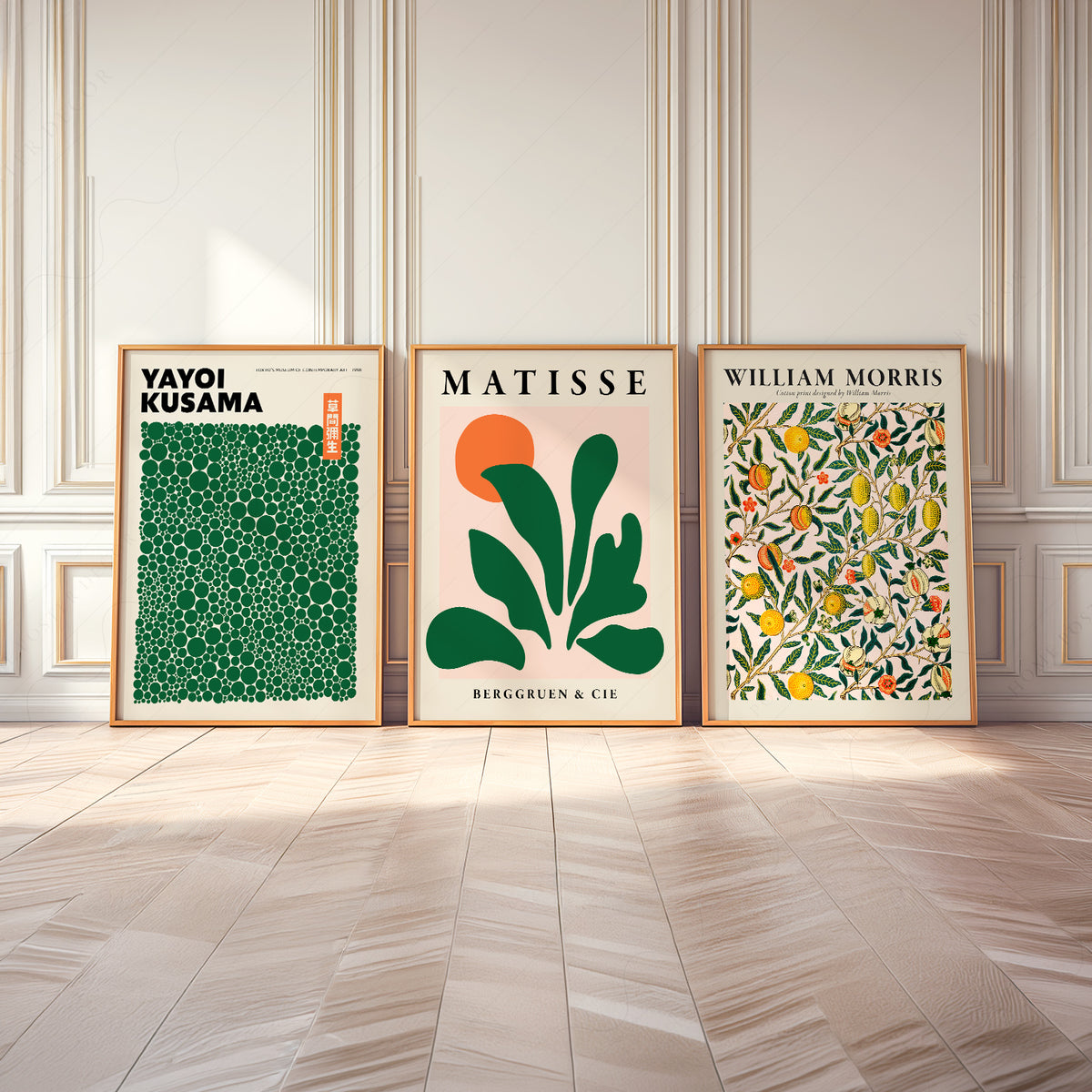 Yayoi Kusama, Henri Matisse and William Morris Botanical Prints, Set of 3 – 0-35 — artwork preview 8