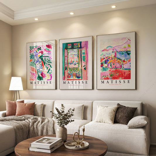 Henri Matisse Gallery Wall Set of 3 Prints – Museum Art Poster Collection – 01-09 — artwork preview 7
