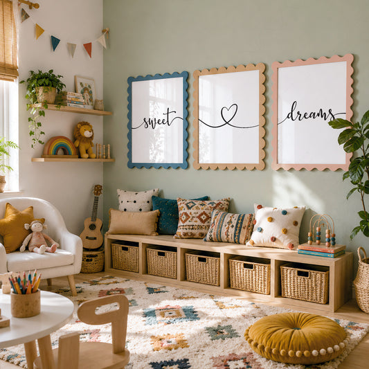 Sweet Dreams Set of 3 Prints – Minimalist Bedroom Wall Art Poster – 29 — artwork preview 10