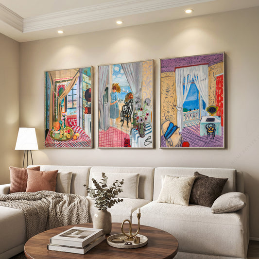 Henri Matisse Set of 3 Prints – Colorful Interior Wall Art Collection – 01-17 — artwork preview 7
