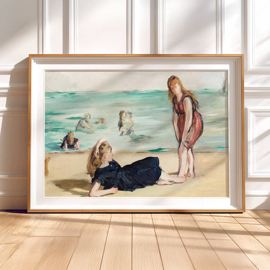 Edouard Manet On the Beach Art Print – Classic Coastal Wall Decor — artwork preview 5