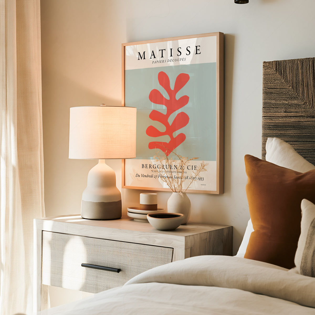 Henri Matisse Papiers Découpés Exhibition Poster – Modern Cut-Out Art Print — artwork preview 19