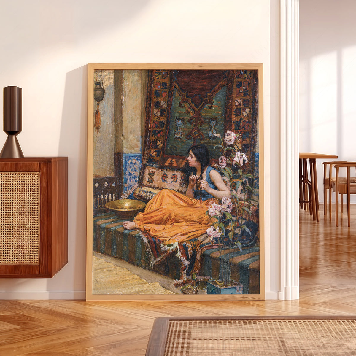 John William Waterhouse In the Harem Art Print — artwork preview 5