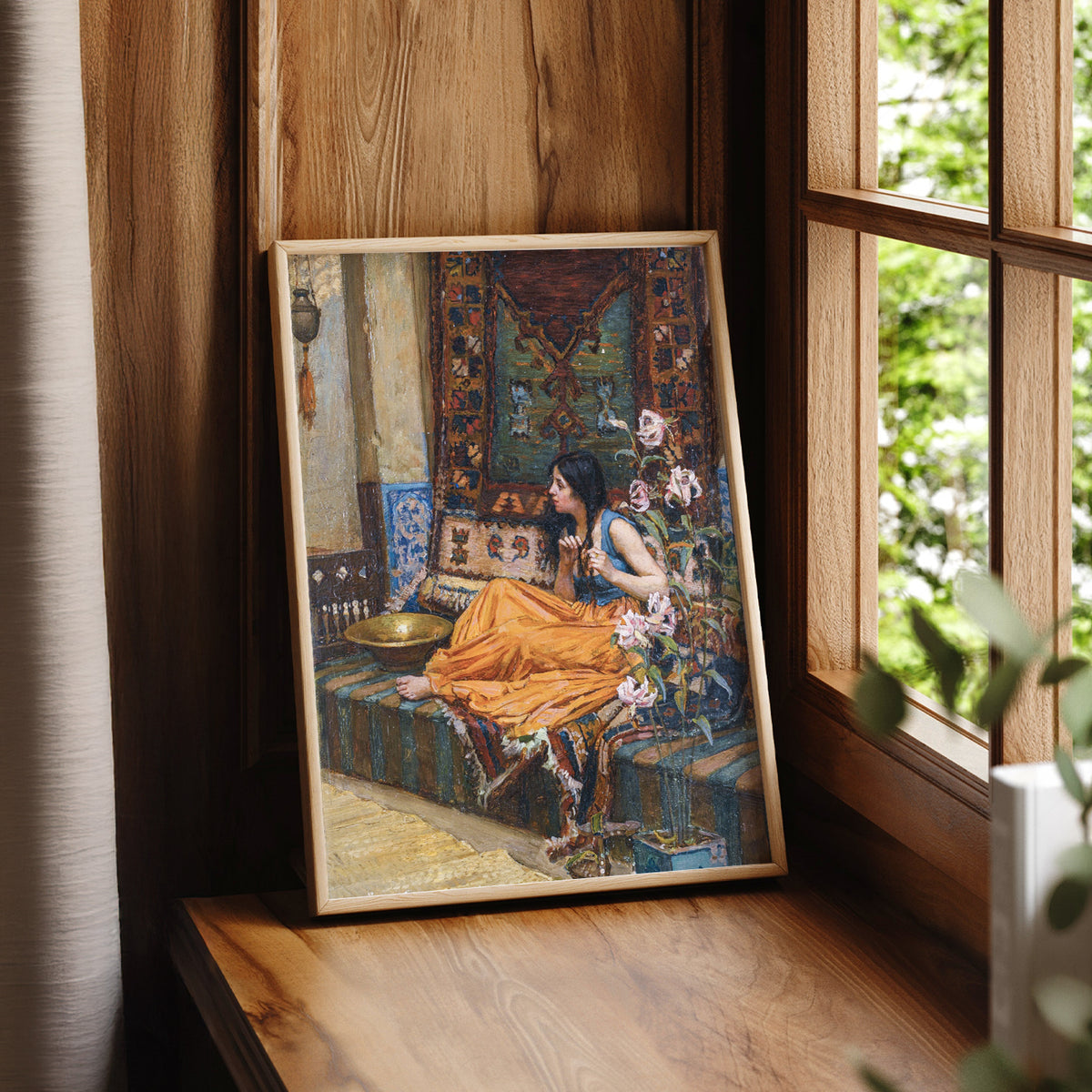 John William Waterhouse In the Harem Art Print — artwork preview 7