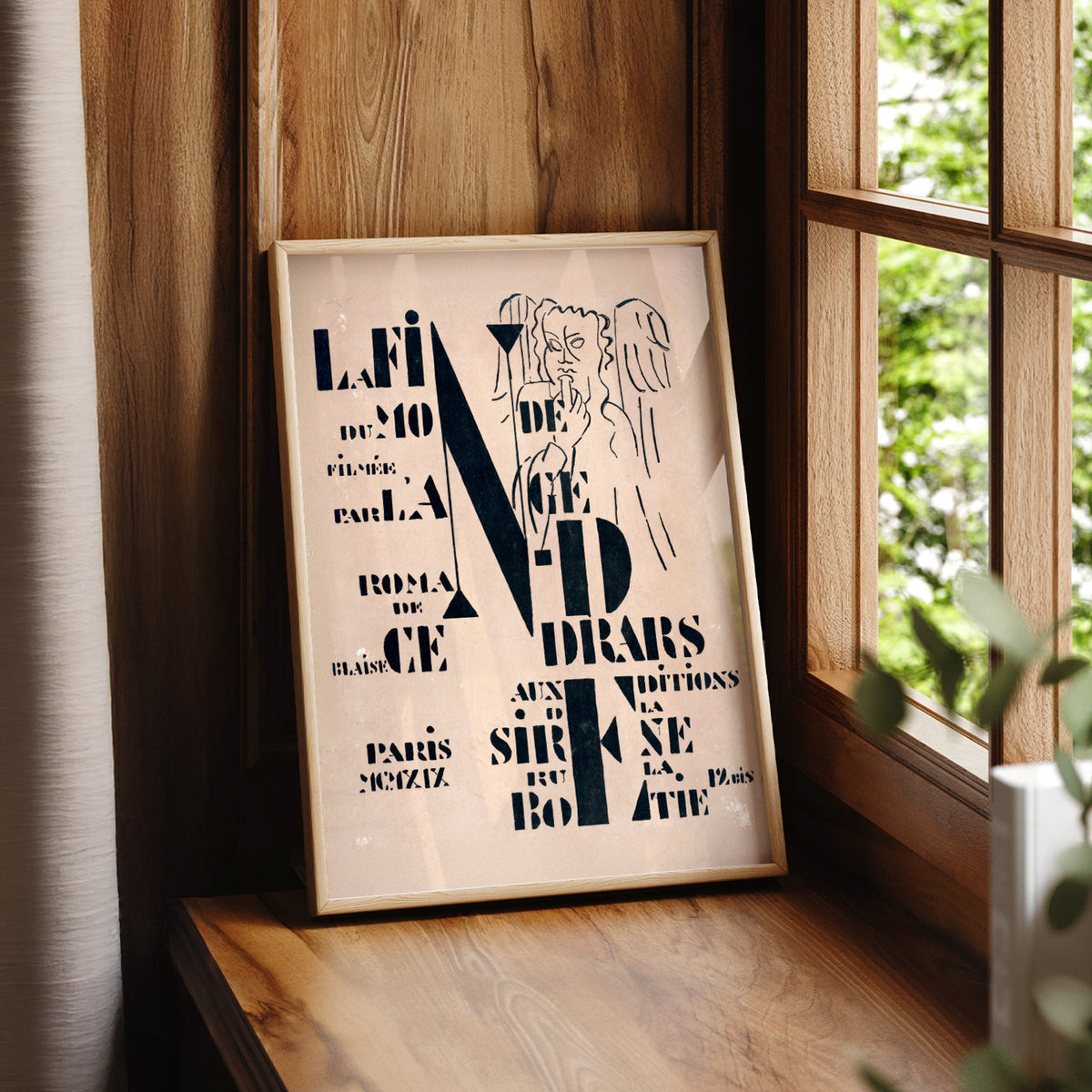 Fernand Leger Decorative Typography Composition Art Print — artwork preview 7