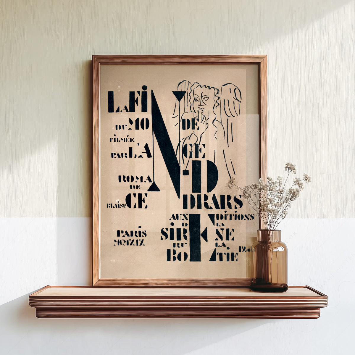 Fernand Leger Decorative Typography Composition Art Print — artwork preview 18