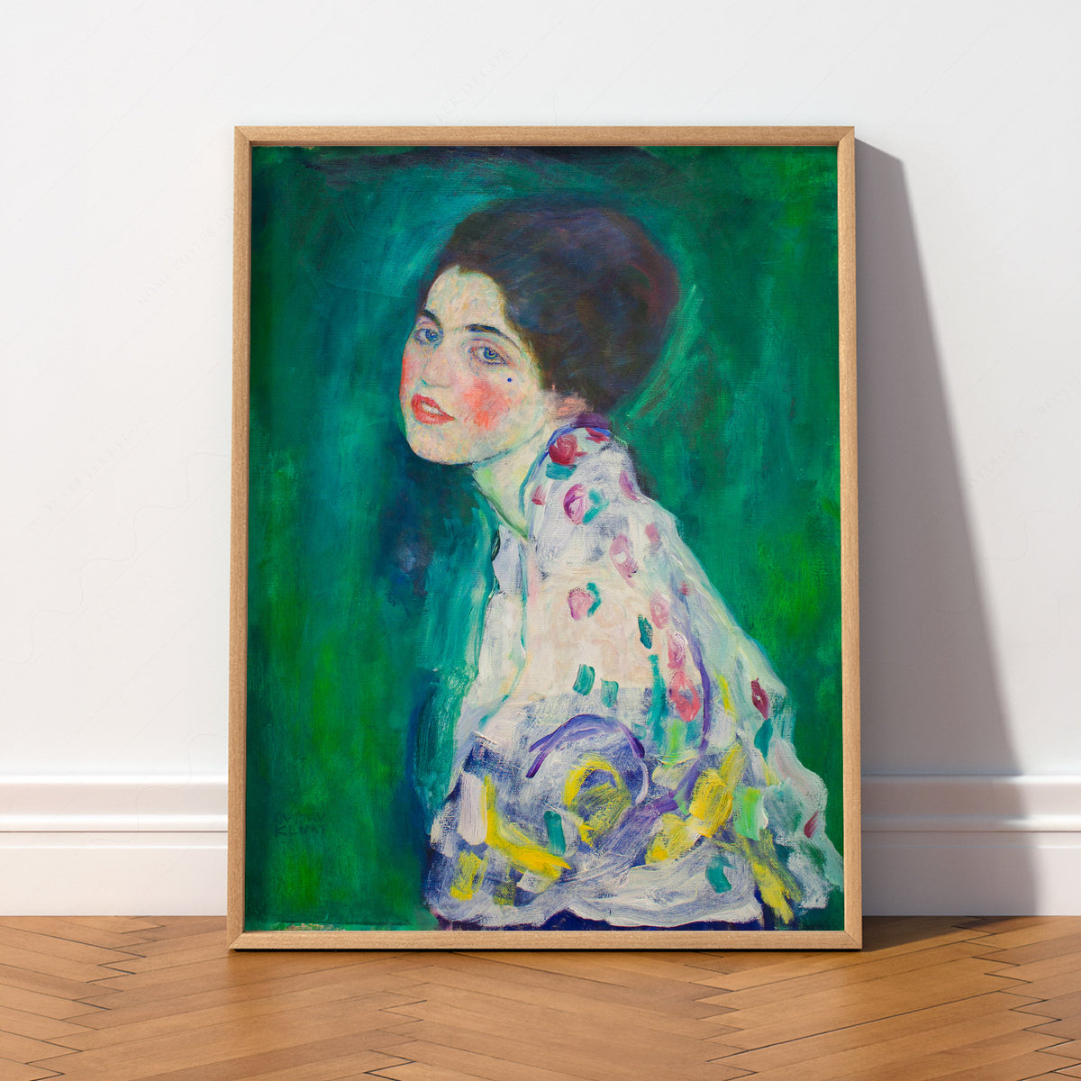 Gustav Klimt Portrait of a Lady Art Print — artwork preview 2