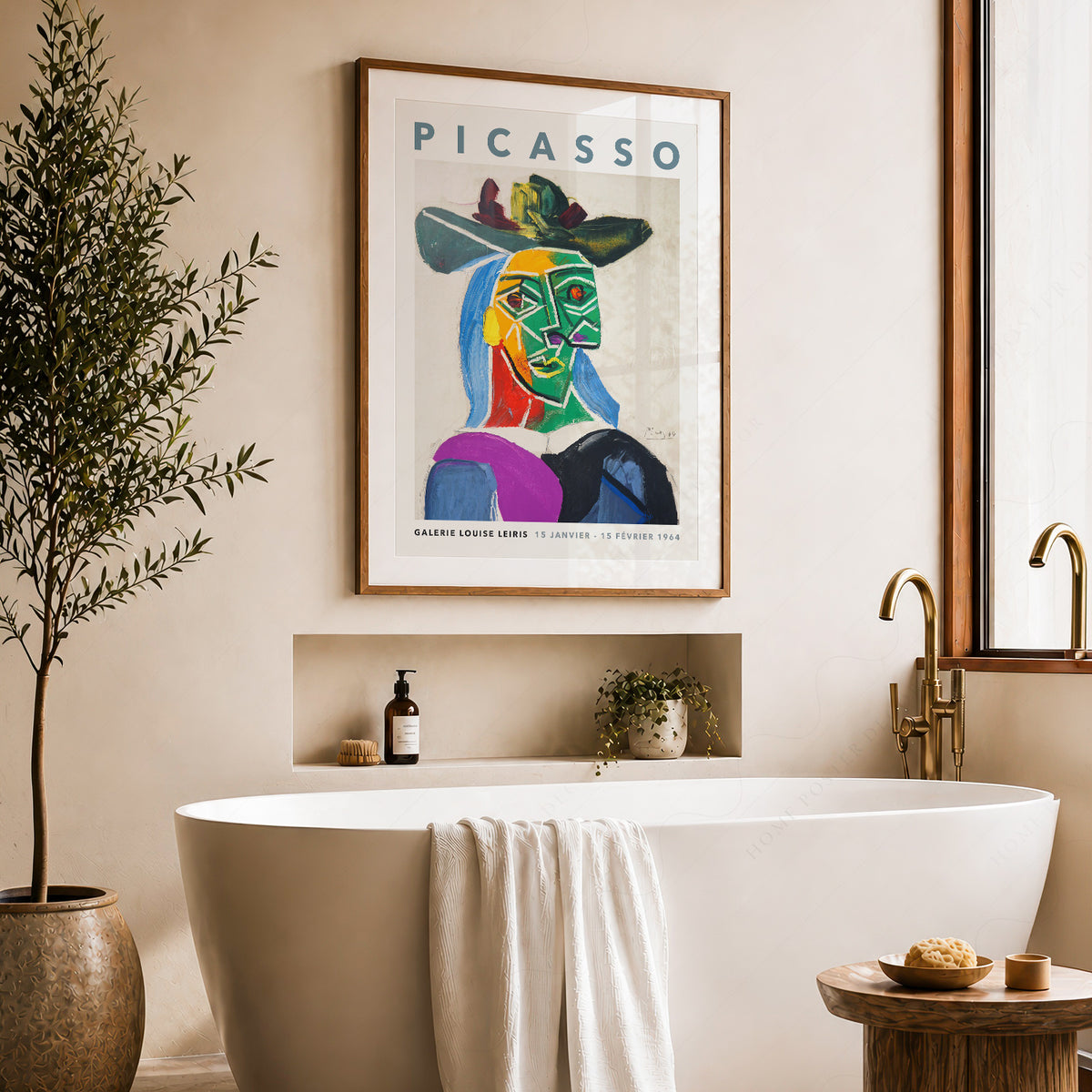 Pablo Picasso Portrait of Dora Maar Art Print – Cubist Wall Art Poster — artwork preview 22