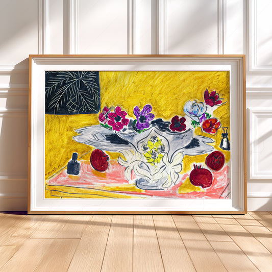 Henri Matisse Anemones and Grenades Art Print – Vibrant Still Life Poster — artwork preview 5