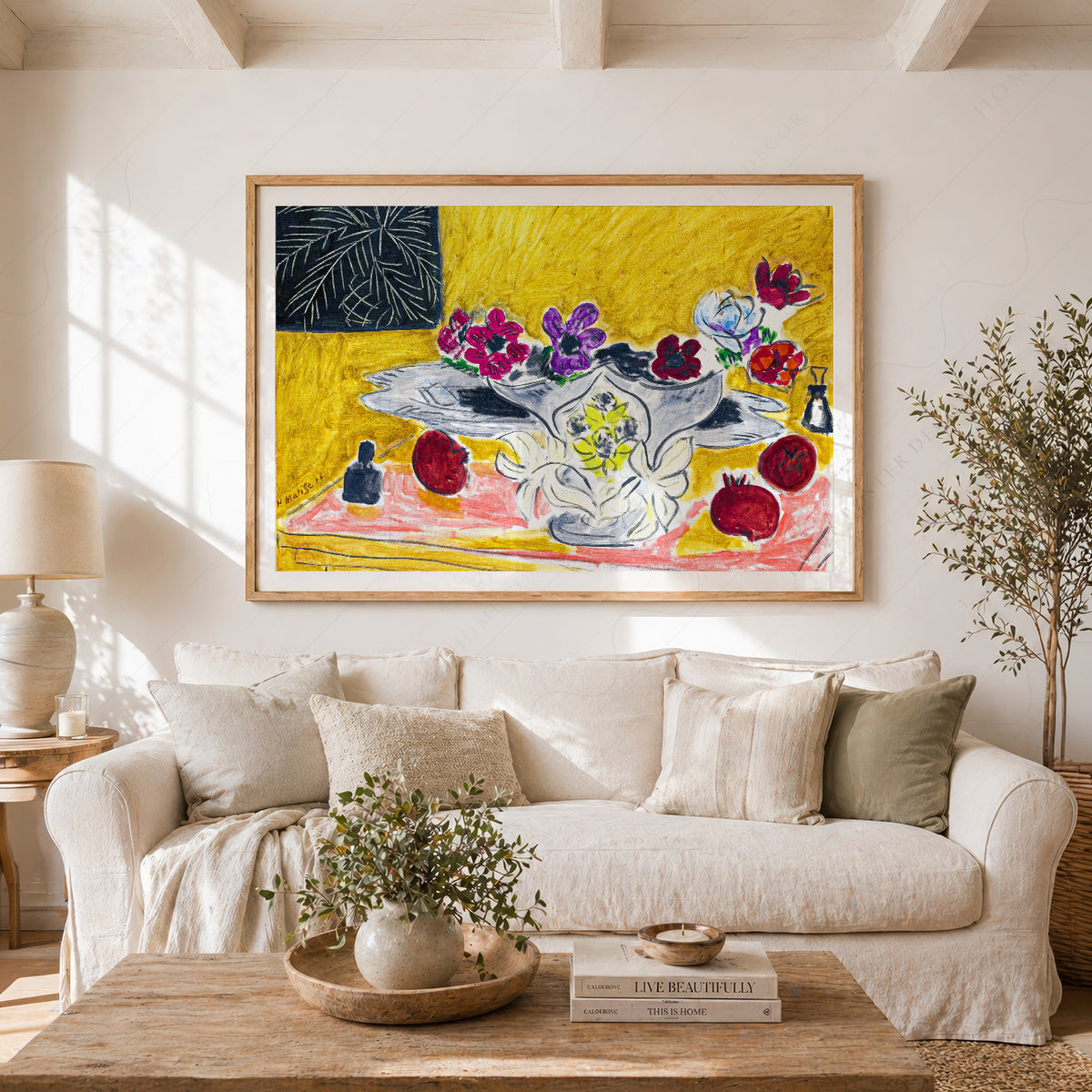 Henri Matisse Anemones and Grenades Art Print – Vibrant Still Life Poster — artwork preview 23