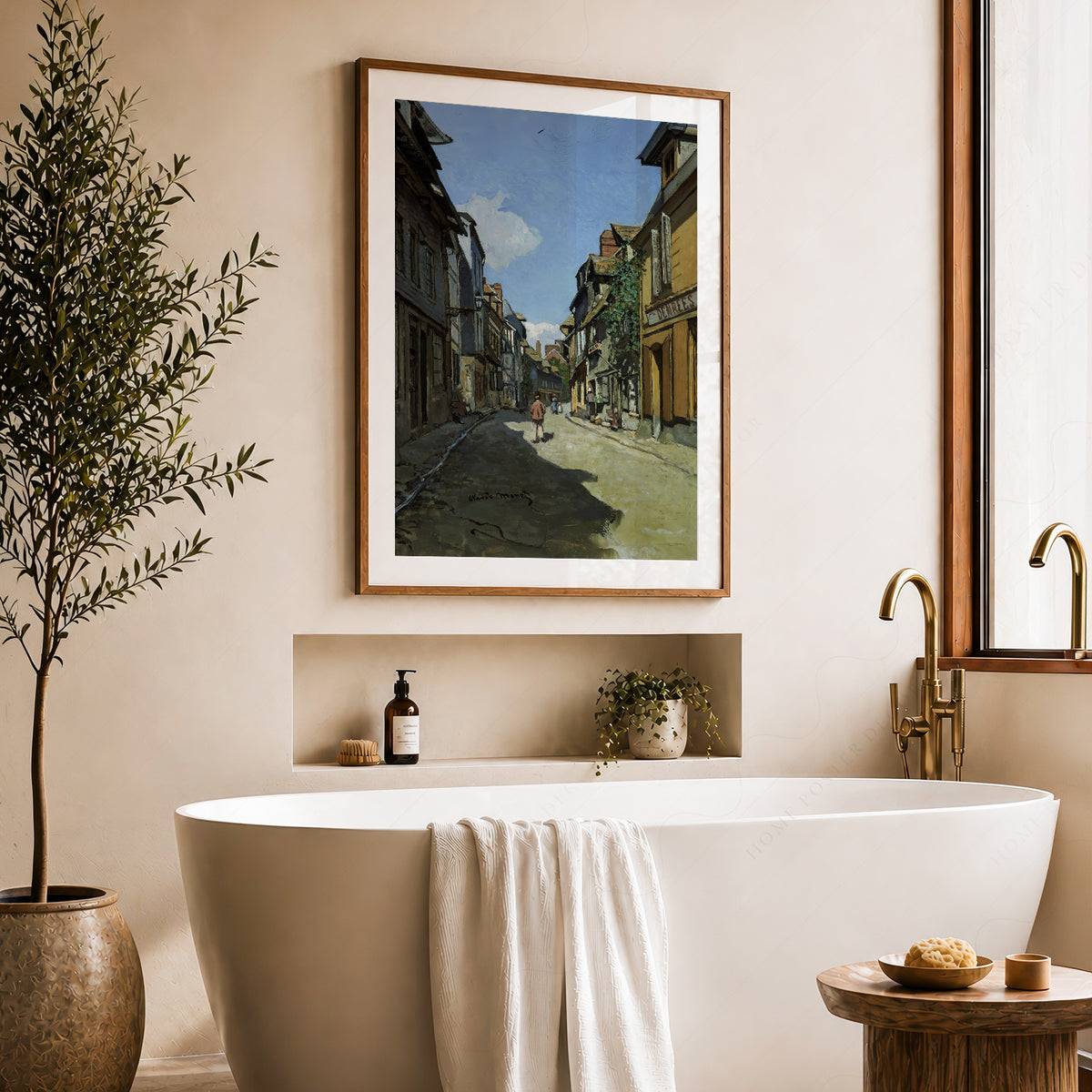 Claude Monet Rue de la Bavole Art Print — artwork preview 22