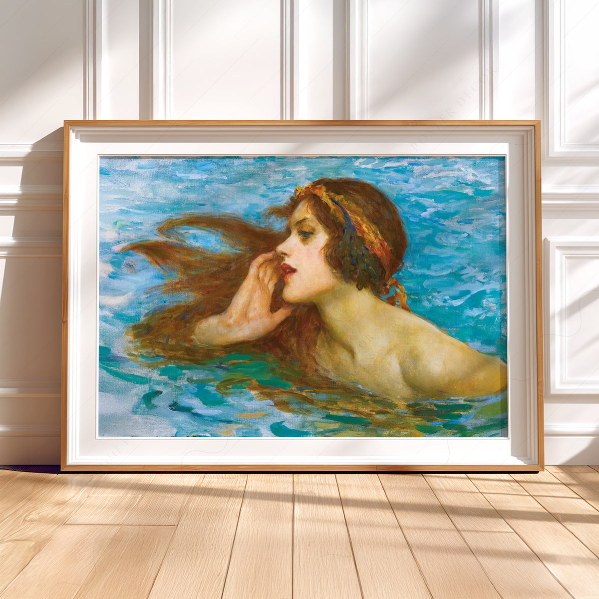 William Henry Margetson A Little Sea Maiden Art Print — artwork preview 5