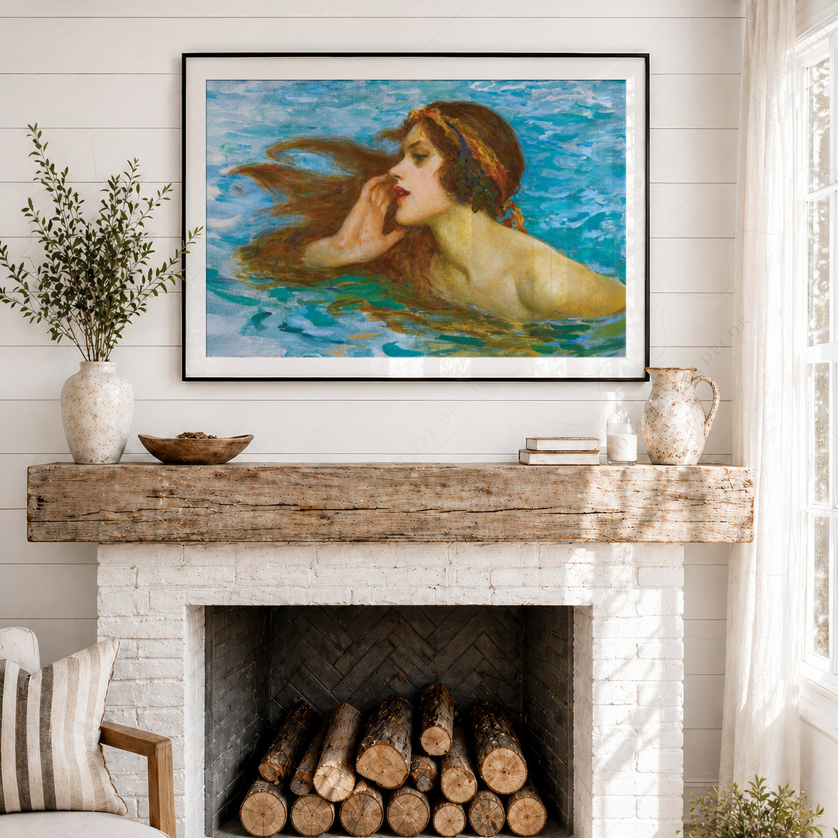 William Henry Margetson A Little Sea Maiden Art Print — artwork preview 18