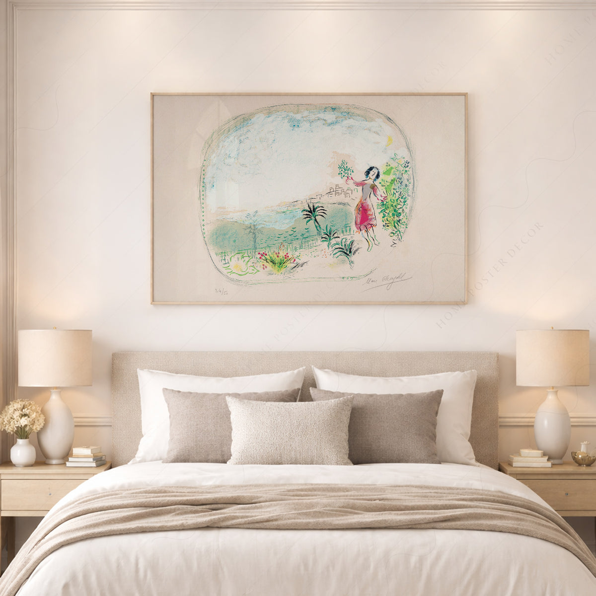Marc Chagall Bay of Angels Art Print — artwork preview 17