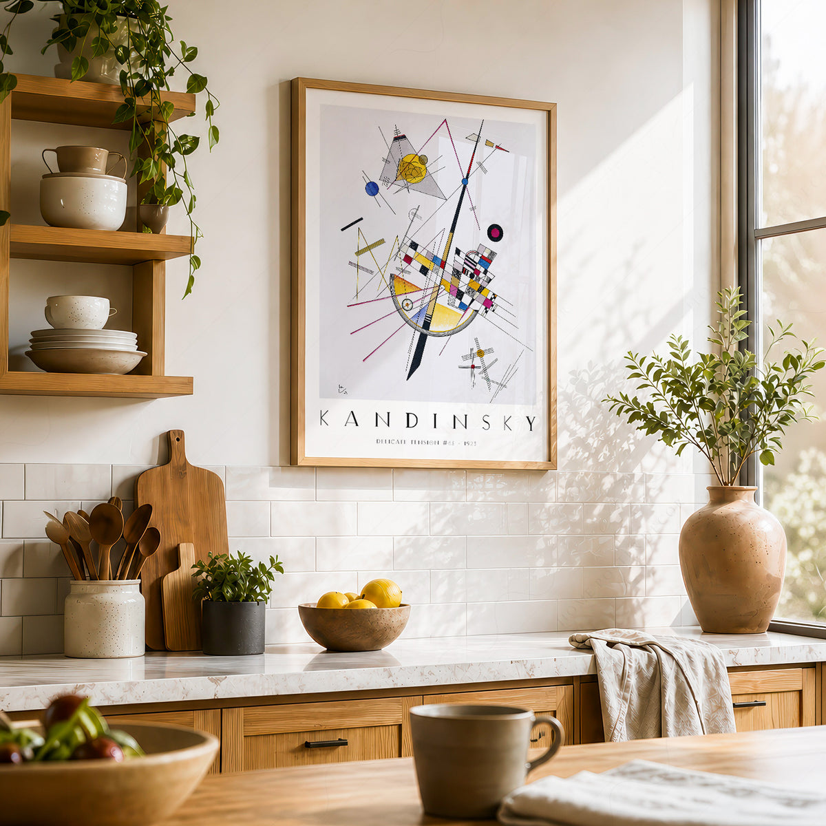 Wassily Kandinsky Geometric Abstract Exhibition Poster Art Print — artwork preview 23