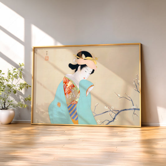 Uemura Shoen Fragrance of Spring Art Print — artwork preview 2