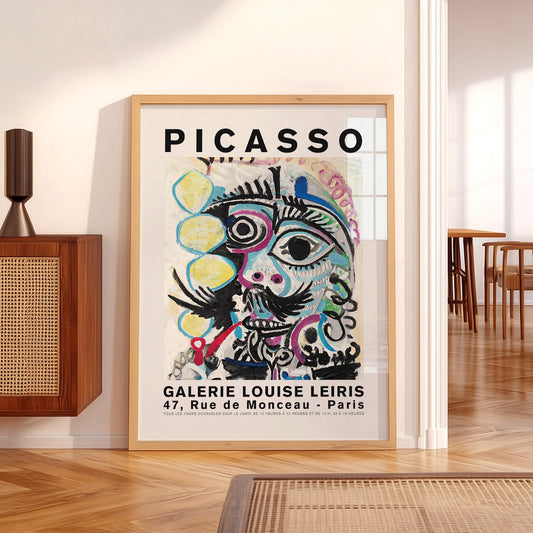 Pablo Picasso Galerie Louise Leiris Exhibition Poster – Modern Art Print — artwork preview 5