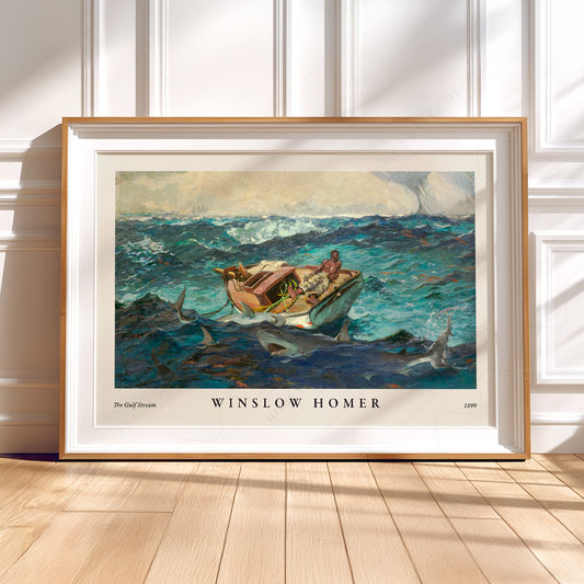 Winslow Homer The Gulf Stream Art Print – Nautical Wall Art Poster 77-2 — artwork preview 5