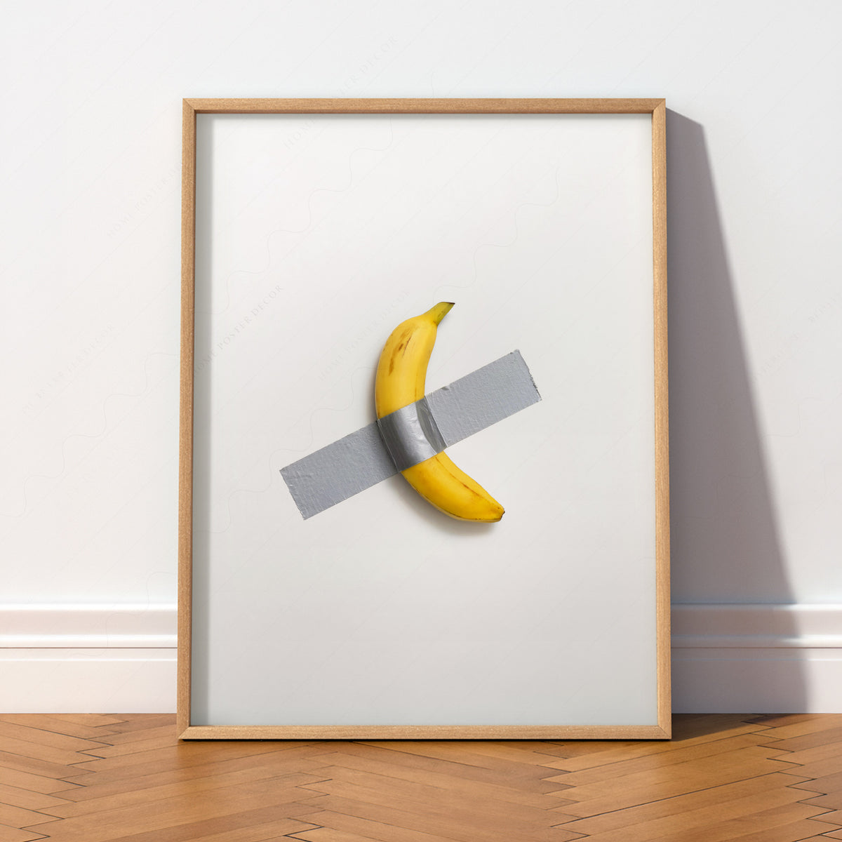 Maurizio Cattelan Taped Banana Art Print — artwork preview 2