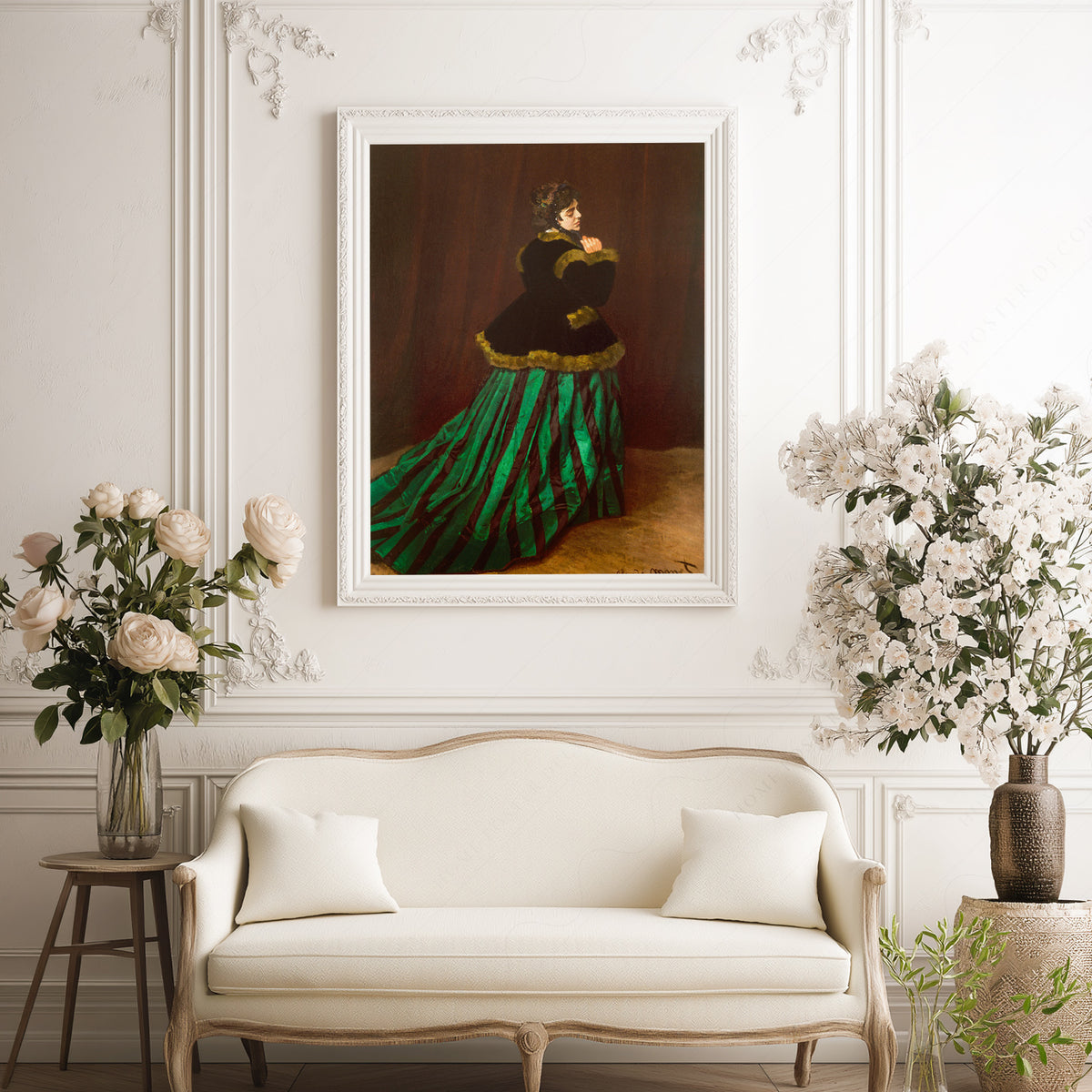 Claude Monet Portrait of Camille Monet Art Print — artwork preview 17