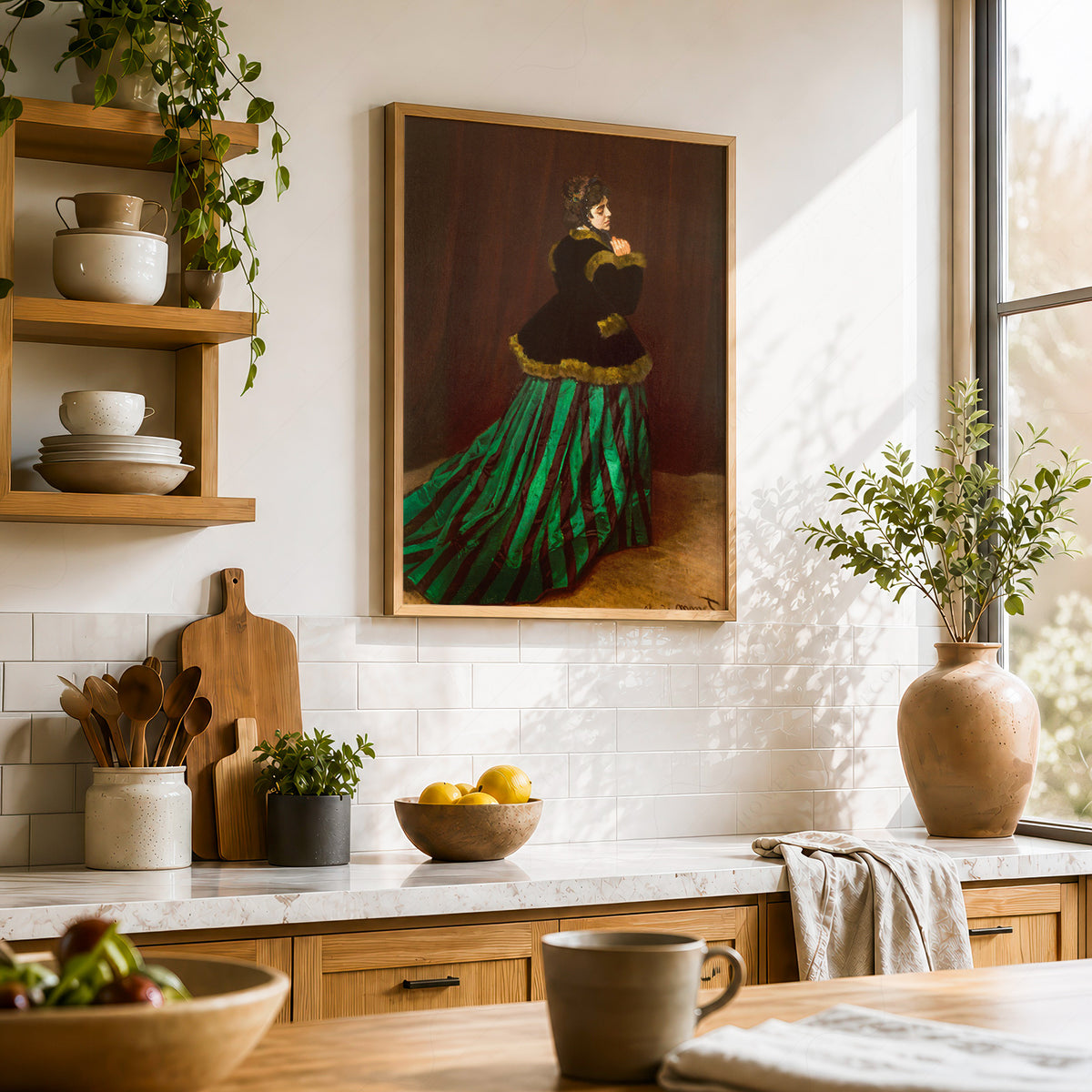 Claude Monet Portrait of Camille Monet Art Print — artwork preview 23